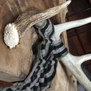 Artisan handmade Antler Macrame natural whitetail deer shed valentine botanical